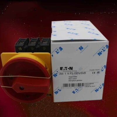 1PC Eaton Moeller P3-100/V/SVB Disconect Switch New Expedited Shipping