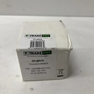 TradePro TP-40VA Tranformer 120/208/240 VAC