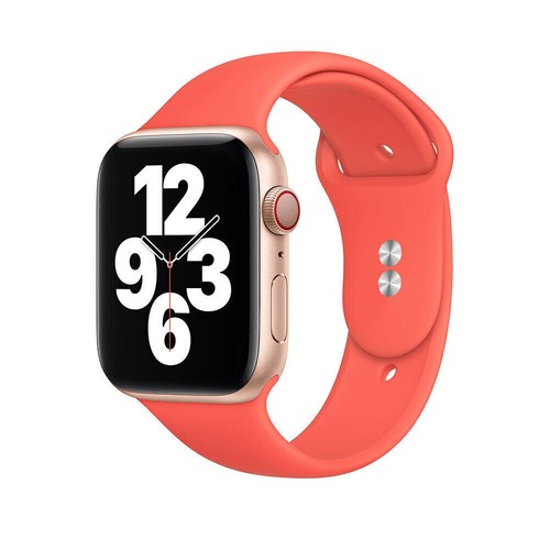 Cinturino Silicone Sport 40/44/41/45/49mm per Apple Watch Serie 9 8 7 6 5 4 SE - Foto 24 di 69