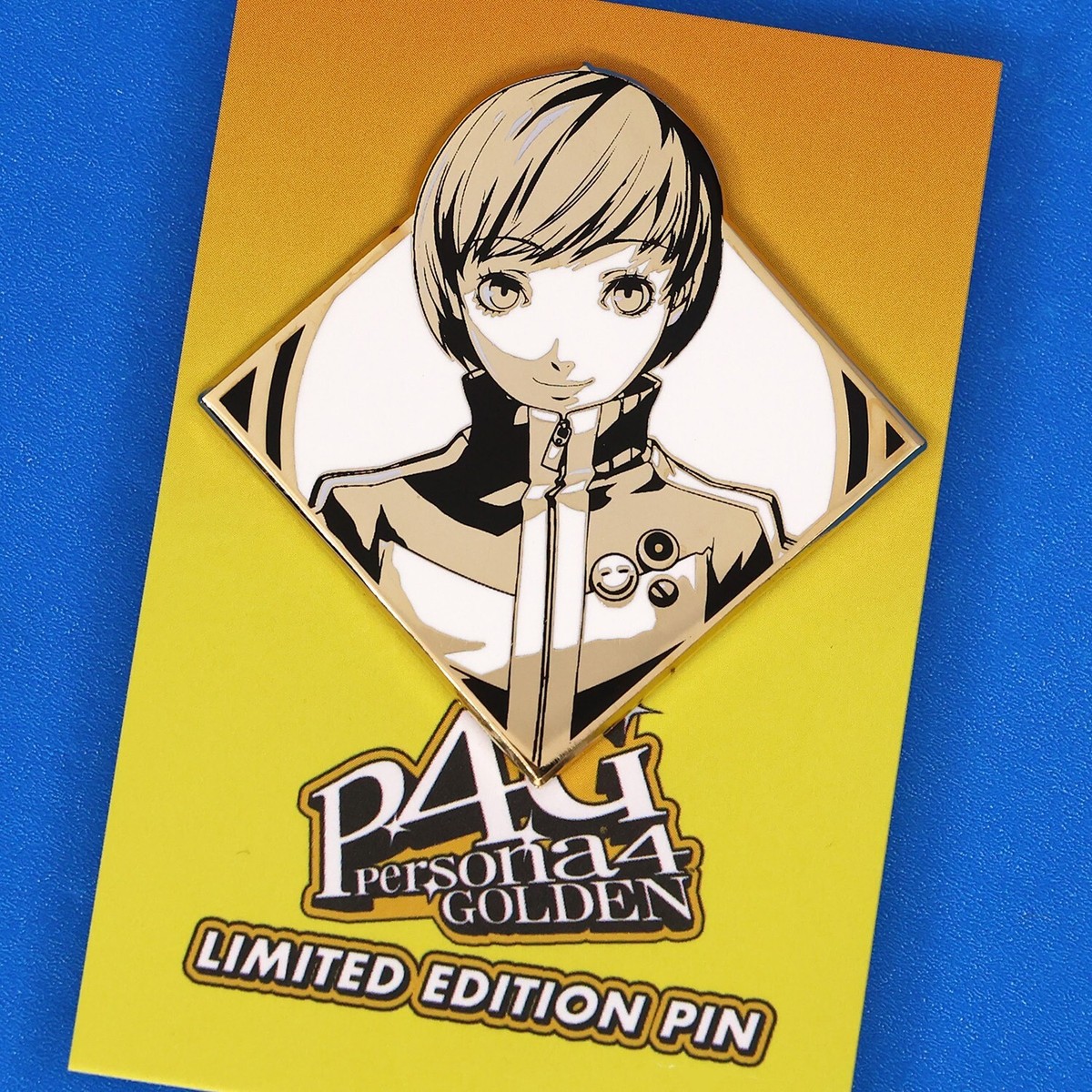Persona 4 Chie Satonaka Limited Edition Golden Enamel Pin Figure