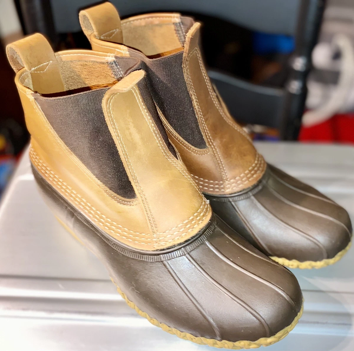 Ll bean pull sales on duck boots