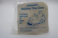 Sealed  McDonald's McDrive Thru Crew McNugget 1990 Pull Back Happy Meal Toy