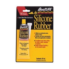 Boat Life Sealant Silicone Rubber Tube, White, 3oz