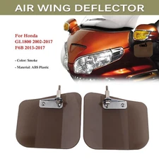 Rearview ​Mount Air Wing Wind Deflectors Shield For Honda Goldwing 1800 Yamaha