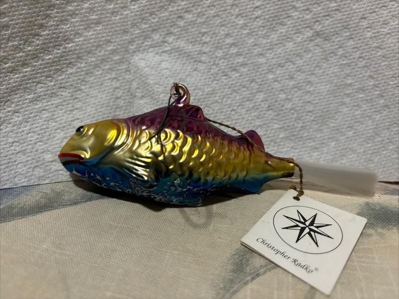Christopher Radko Catch Of The Day Nieman Marcus Ornament