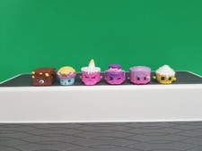 Shopkins Dessert Bakery Sweets Glitter Toy Figure Lot Cake Cupcake Ice Cream Set