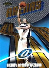 2003-04 Finest #73 Gilbert Arenas Washington Wizards