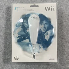 Nintendo Wii Nunchuk Controller White Authentic - NEW Sealed NIP