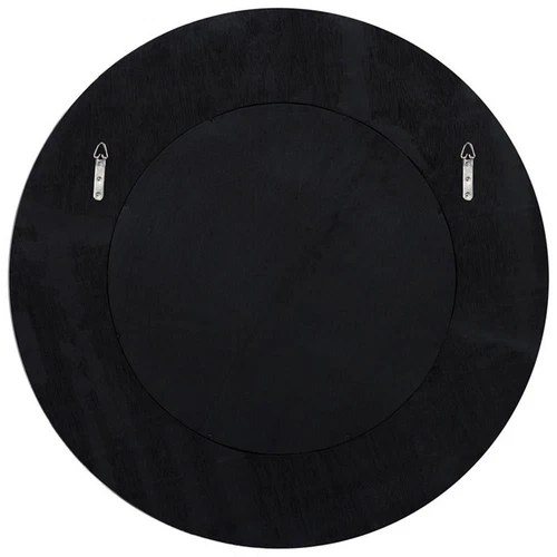 Uttermost Repose Round Coastal Bamboo and Wood Mirror in White - Picture 4 of 6