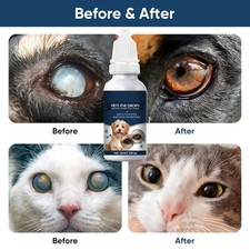 Eye Drops for Pets Bacterial,Viral and Fungal  Infections Dog Cat Treatment US