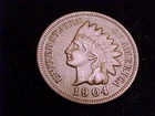 1904  Indian Head Cent,  Fine  Grade