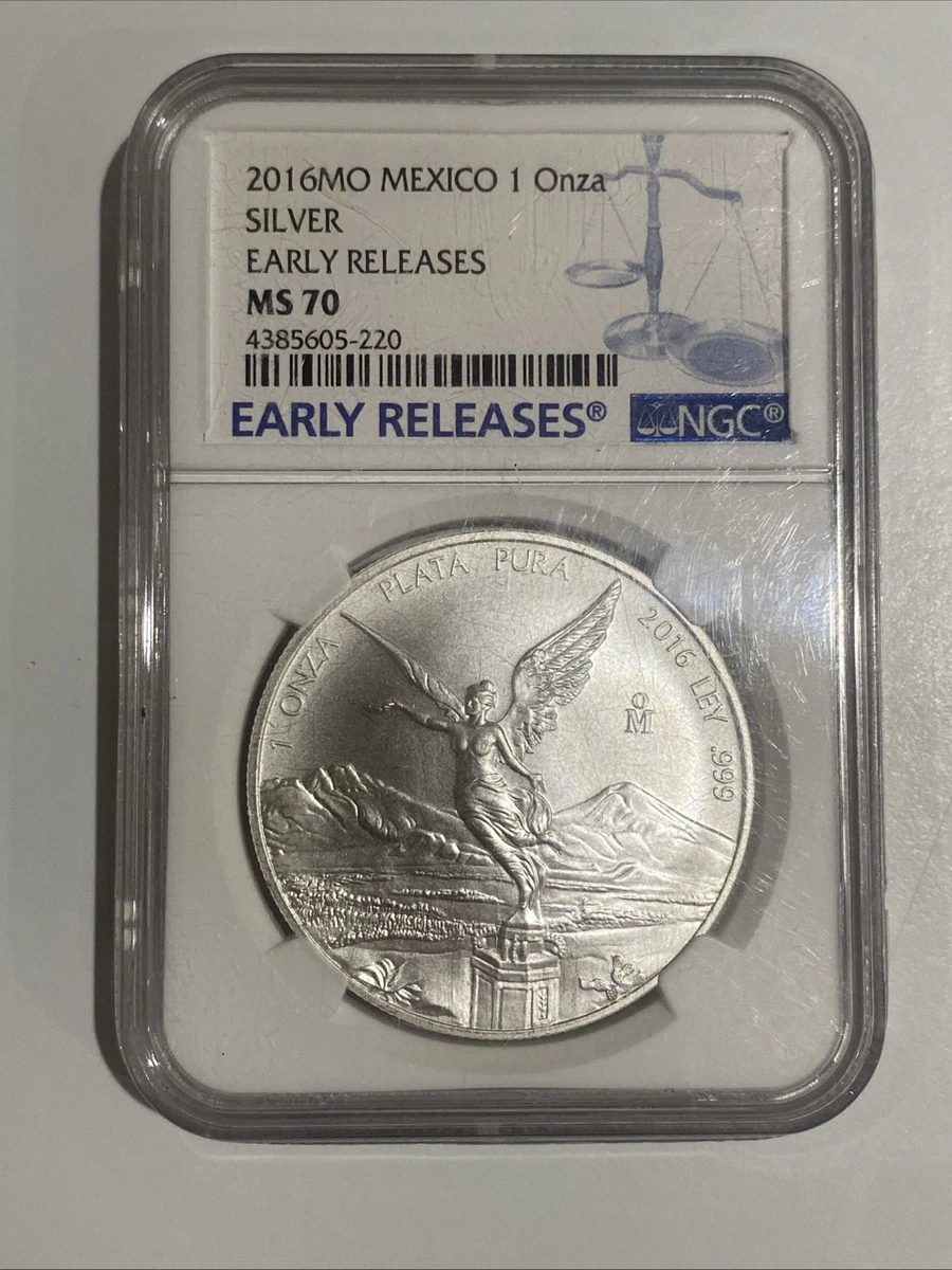 Mexican Libertad 1 oz Precious Metal Content per Unit 2016 Silver