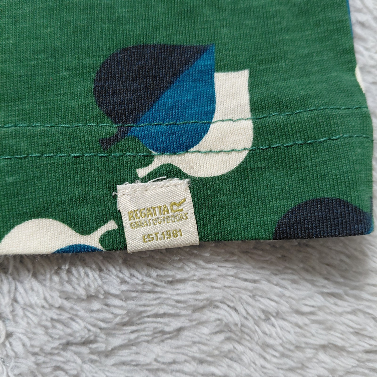 Regatta x Orla Kiely Leaf Print Stretch Jersey Top - Womens Size 14 Long Sleeved View 5