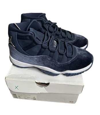 Nike Air Jordan XI 11 Retro Velvet Midnight Navy Womens Size 8W AR0715 441 New | eBay