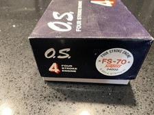 O.S. FS-70 Surpass Four Stroke R/C Model Airplane Engine & Muffler