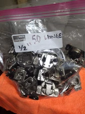 DTC 1/2" Overlay Soft Close Press Face Frame Concealed Cabinet Hinge SET OF 50