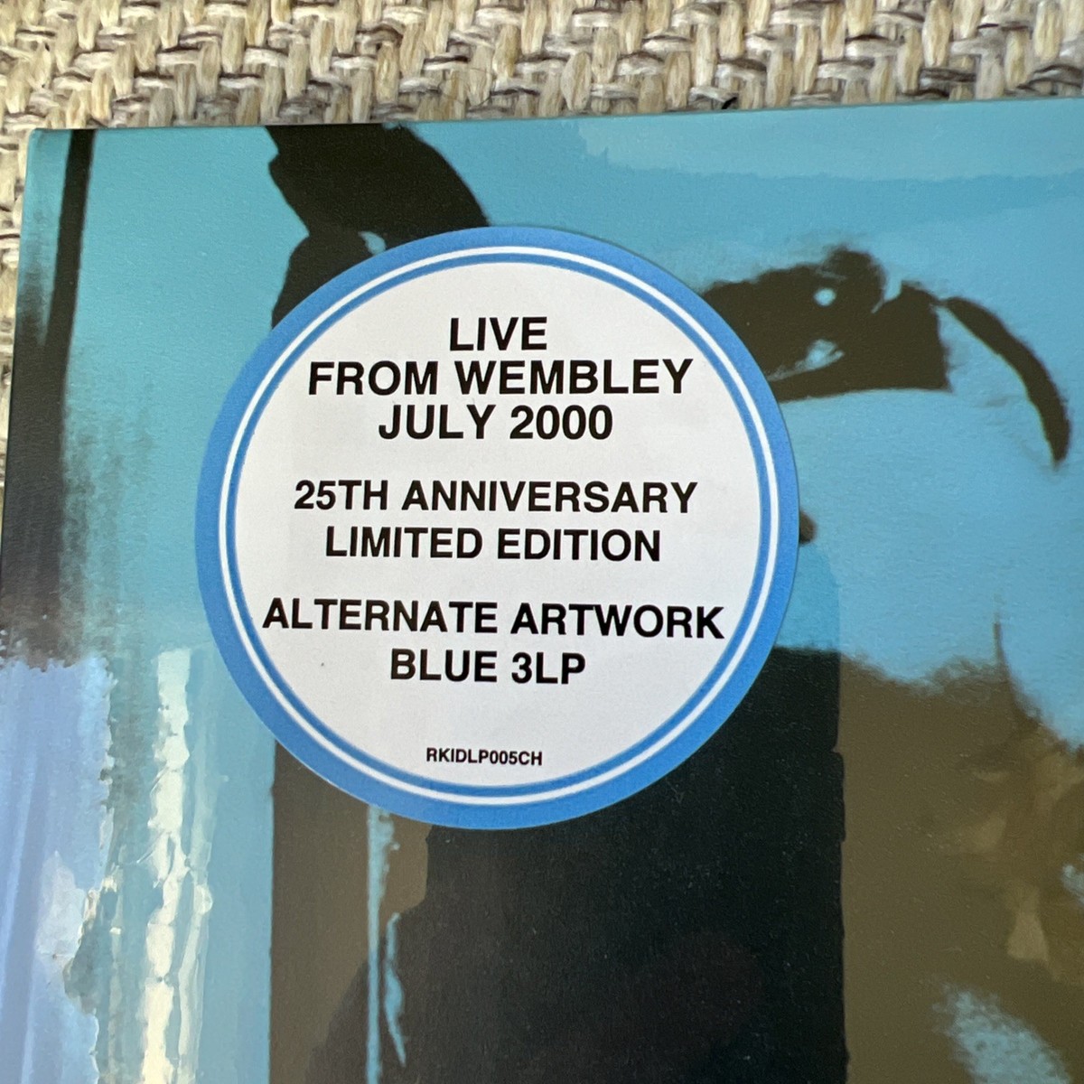 OASIS, FAMILIAR TO MILLIONS LP, 25th Anniversary Blue, 3xVinyl