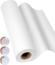 Woven Cotton Iron-On Fusible Interfacing: 10.6 Inch X 10 Yards White Heavy Weigh