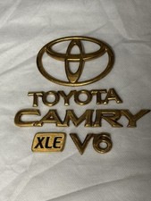 Toyota Camry Gold Package Emblem Set Oem 1997-2001 Used V6