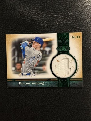 2026 Topps Tier Pete Crow-Armstrong Game Used # 4/49 Jersey Match Cubs 1/1