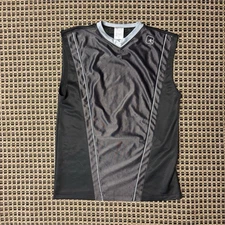Y2K Vintage AND1 Basketball Jersey Black Gray Size Small