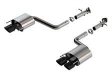 Borla S-Type Axle-Back Exhaust System Lexus RC F IS 500 Black Chrome Tips