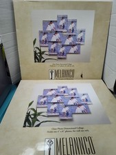 2 MELANNCO 10 Picture Slot Photo Collage Frame 4x6 Pics Clear Acrylic Wall 18x16