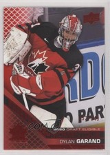 2022 Team Canada Juniors Prospectus Momentous Electric Red /549 Dylan Garand 9jn