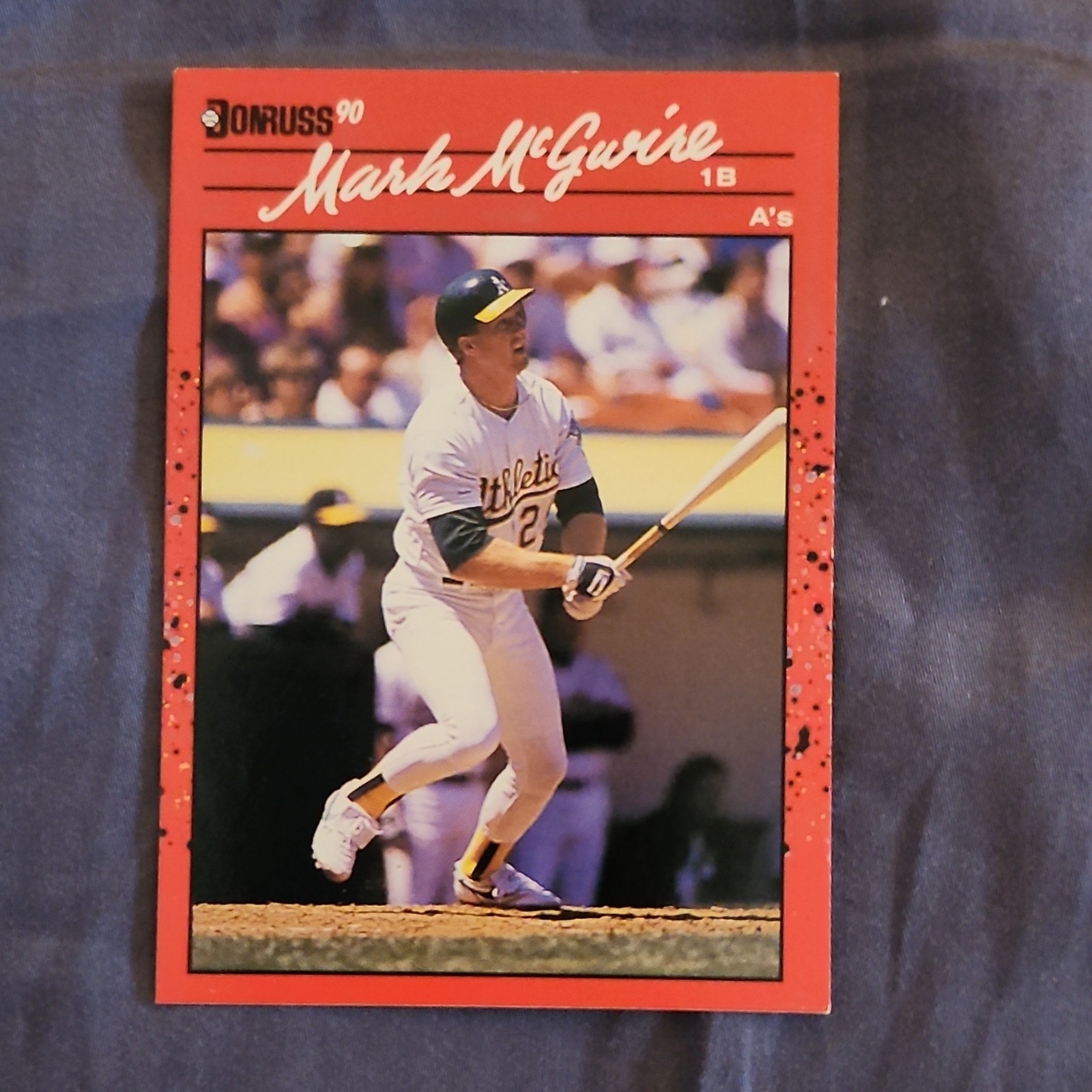 Mark McGwire 1990 Donruss  Oakland Athletics Baseball Card