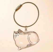 Pet Hair Keepsake Box Memorial Bottle for Cat Fur Storage Container for DIY Deco