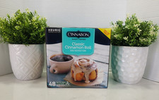 Cinnabon Classic Cinnamon Roll Keurig Single-Serve K-Cup Pods 48 Count READ