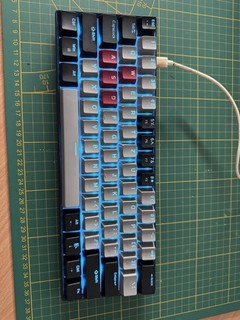 MageGee 60% Mechanische Gaming Tastatur STAR 61 Compact Blau LED Beleuchtung