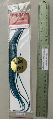 New Whiting Grizzly Dyed Silver Doctor  Blue Fashion Pack Hackle Lot-SF 240