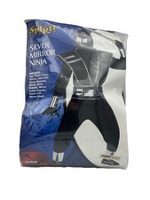 SPIRIT SILVER MIRROR NINJA HALLOWEEN COSTUME CHILD SIZE LARGE 12-14 With Extra 