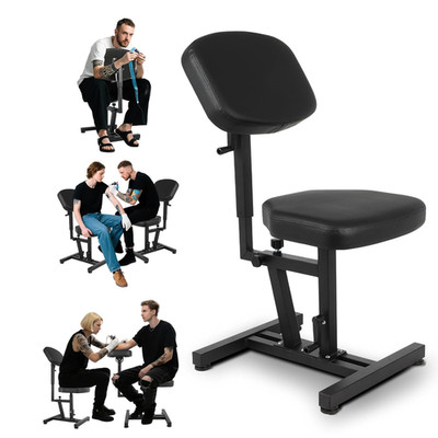 Tattoo Chair, Multifunctional Tattoo Arm Rest Stand, Hand Crank Height Adjustmen