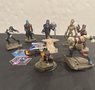 Marvels Guardians of the Galaxy 10 Pack Disney Infinity 2.0 Figurines Complete