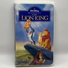 The Lion King VHS 1995 Disney Video Tape Masterpiece VTG Clamshell Nearly New