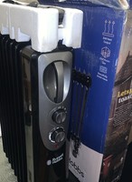 Russell Hobbs Electric Heater 2000k Black 9 Fin Oil Filled Radiator RHOFR5002B