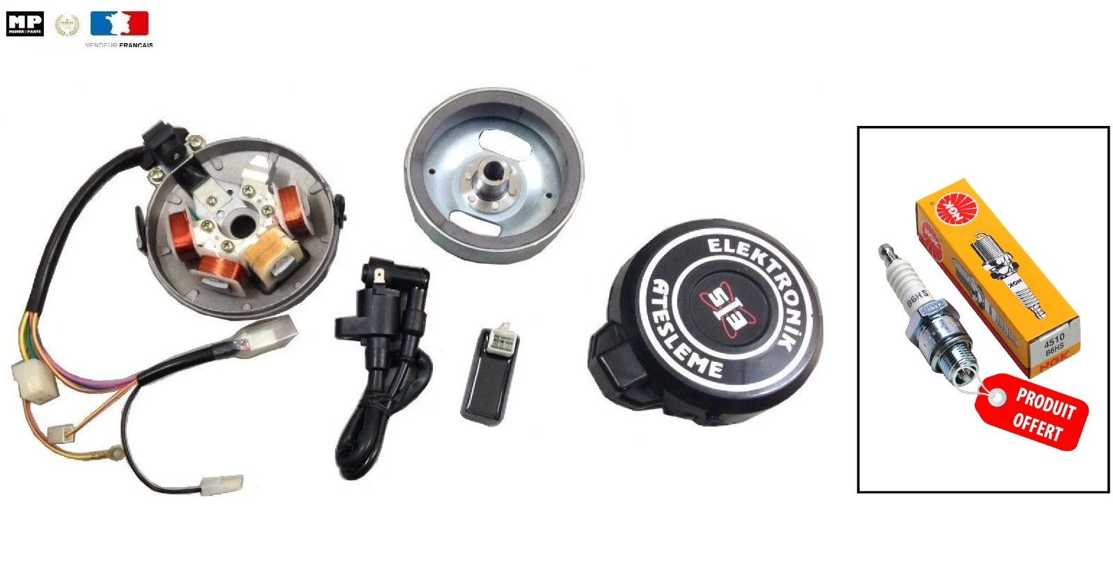 Allumage électronique 12V Peugeot 103 pour stopper les pannes de démarrage