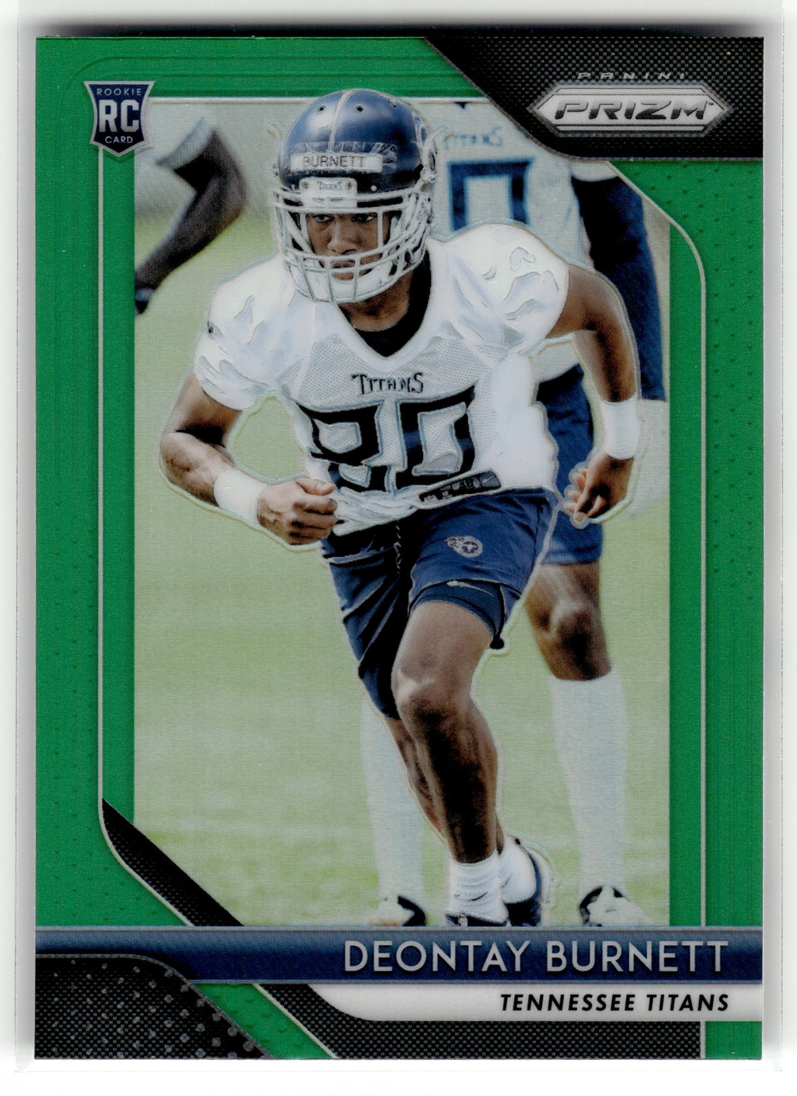 Deontay Burnett Panini Prizm #295 Green