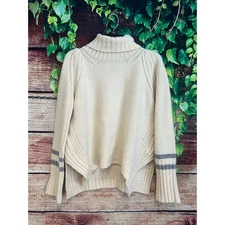 POL Urban Outfitters Rabbit Hair Fur Turtleneck Pullover Heavy Knit Sweater Top