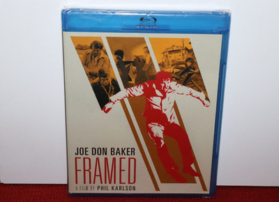 FRAMED - 1975 Phil Karlson Blu-ray Movie NEW Kino Lorber w/ Joe Don Baker OOP