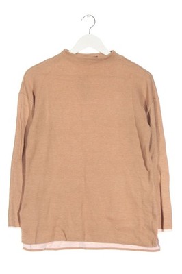 ZERO Strickpullover Damen Pullover Gr. DE 34 nude Casual-Look