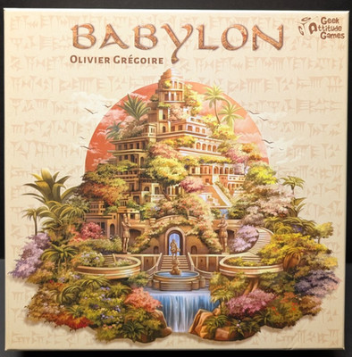 Babylon - Ancient City Building Board Game by Geek Attitude Games - New Open Box