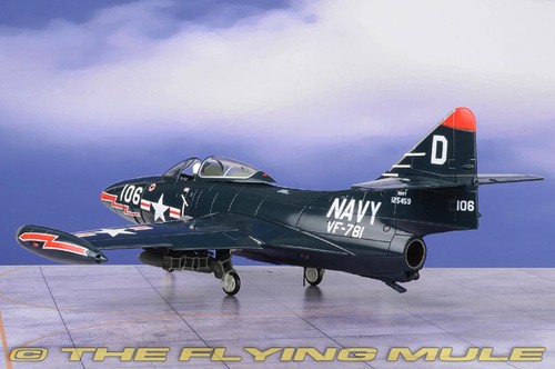 Hobby Master 1:48 F9F-5 Panther USN VF-781 Pacemakers Royce Williams White 106 - Picture 2 of 8
