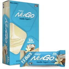 Nugo Protein Bar, Vanilla Yogurt, 11G Protein, 170 Calories, Gluten Fr