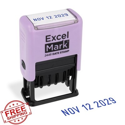 ExcelMark 2445 Date Stamp Blue Violet