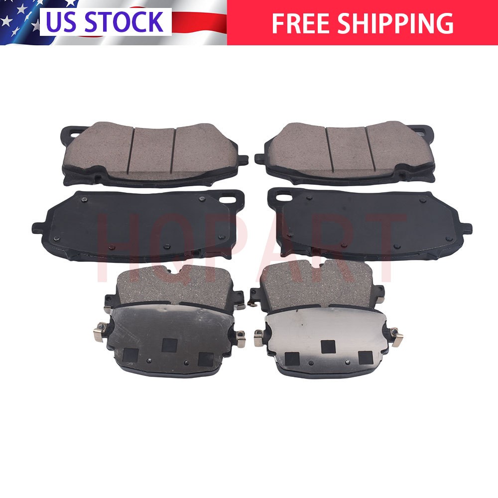 Front & Rear Brake Pads For 2018 2019 2020 2021 Lamborghini Urus