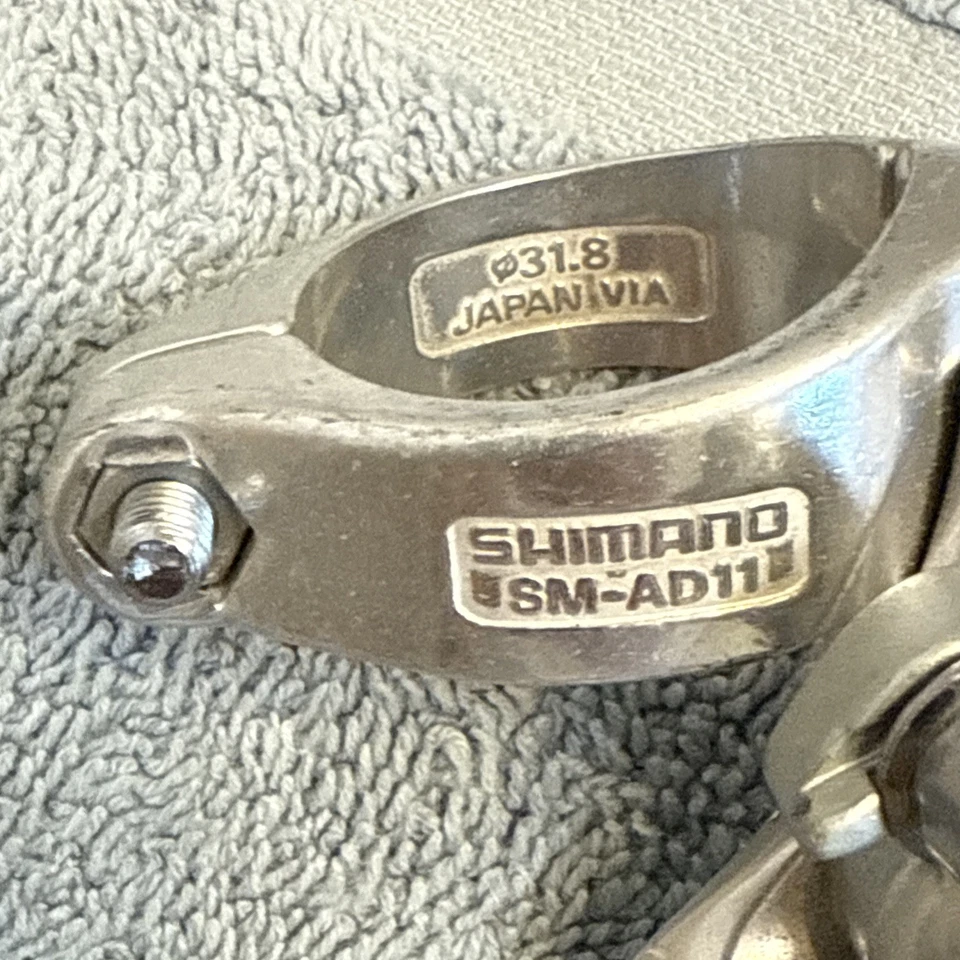Shimano 105 Braze-on Front Derailleur FD-1055 with 31.8mm clamp 2x6,7,or8 [ssg] - Image 4 of 4