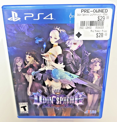 Odin Sphere Leifthrasir PS4  Atlus Action RPG Fantasy Vanillaware USED
